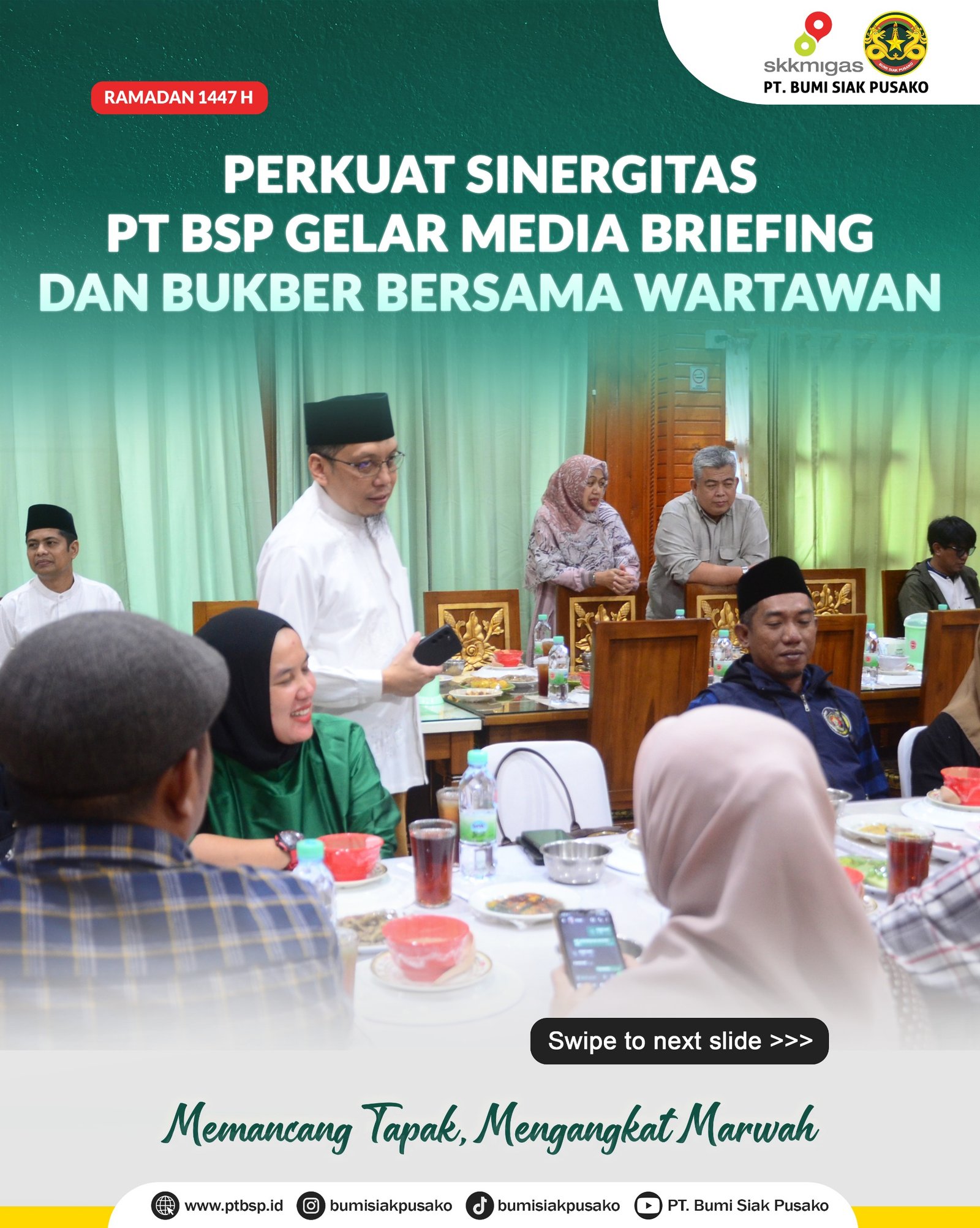 Perkuat. sinergitas, PT BSP Gelar Media Briefing dan Bukber bersama wartawan 2026 M | 1447 H