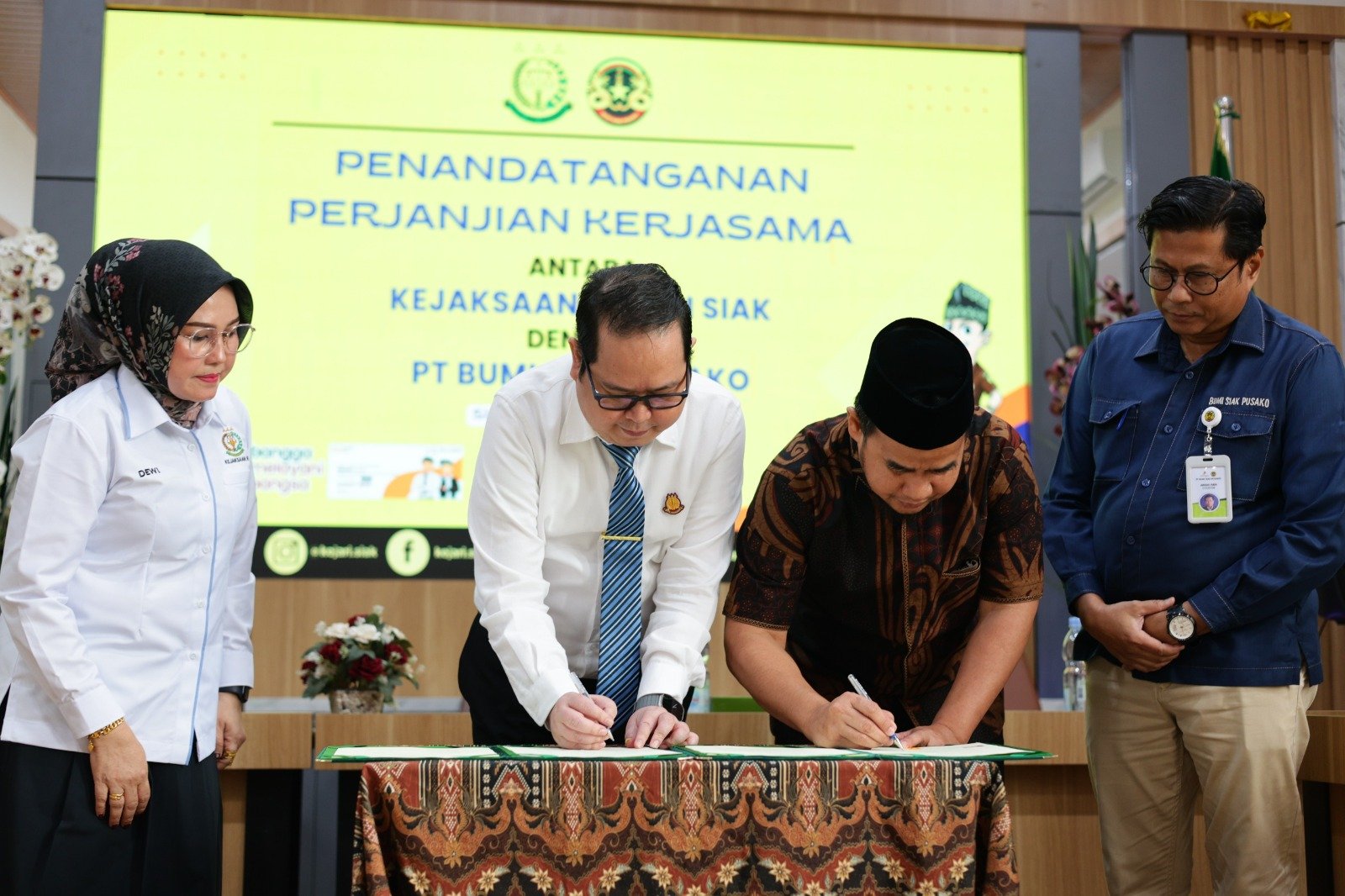 Perkuat Tata Kelola dan Kepastian Hukum, BSP Gandeng Kejari Siak melalui Kesepakatan Bersama